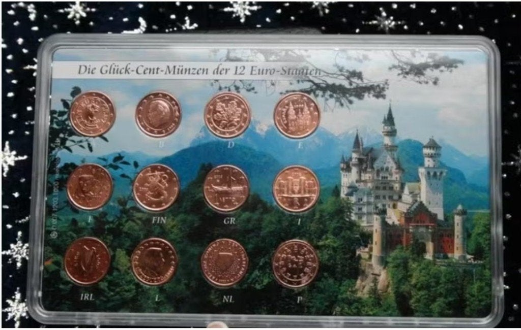 Duitsland - Eurocentenset - Motief Neuschwanstein, Verzenden, Duitsland, Overige waardes, Setje