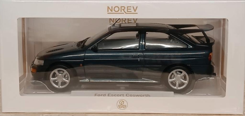 Ford Escort Cosworth  1992 D .Groen 1/18 NOREV ref: 182790, Hobby en Vrije tijd, Verzenden, Nieuw, Auto, Norev