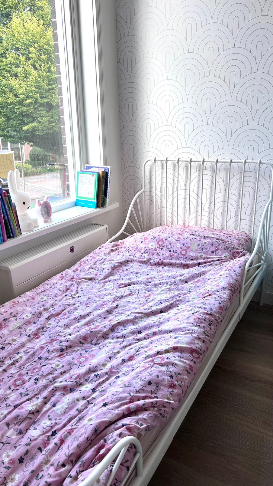 IKEA Minnen uitschuifbed meegroeibed wit, Verstelbaar, Eenpersoons, Wit, Ophalen of Verzenden