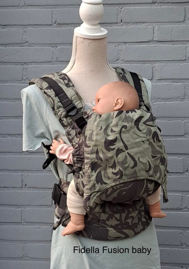 Fidella Fusion Baby Draagzak - Camouflage, Overige merken, Gebruikt, Verzenden, Buik of Rug