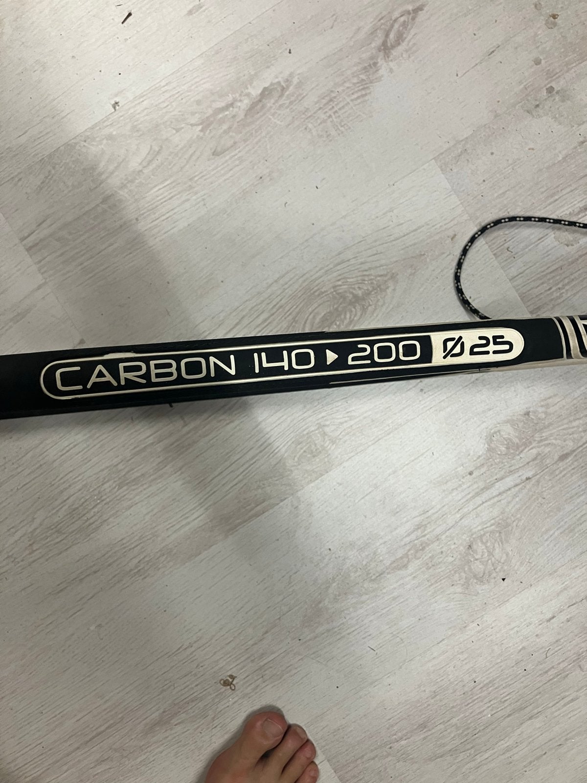 Unifiber Carbon Giek 140-200 25mm - Goede staat, Watersport en Boten, Ophalen, Zo goed als nieuw, Unifiber, Giek