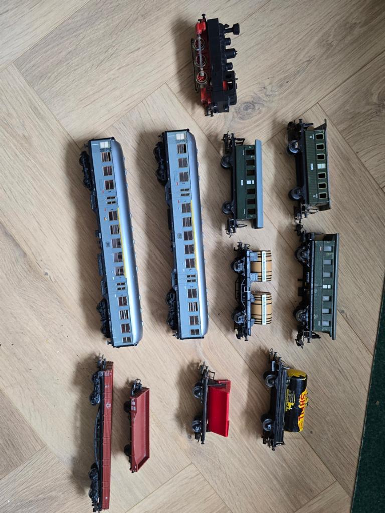 Märklin Treinset met Spoor, Wagons en Transformator, Wisselstroom, Ophalen of Verzenden, Märklin, Gebruikt