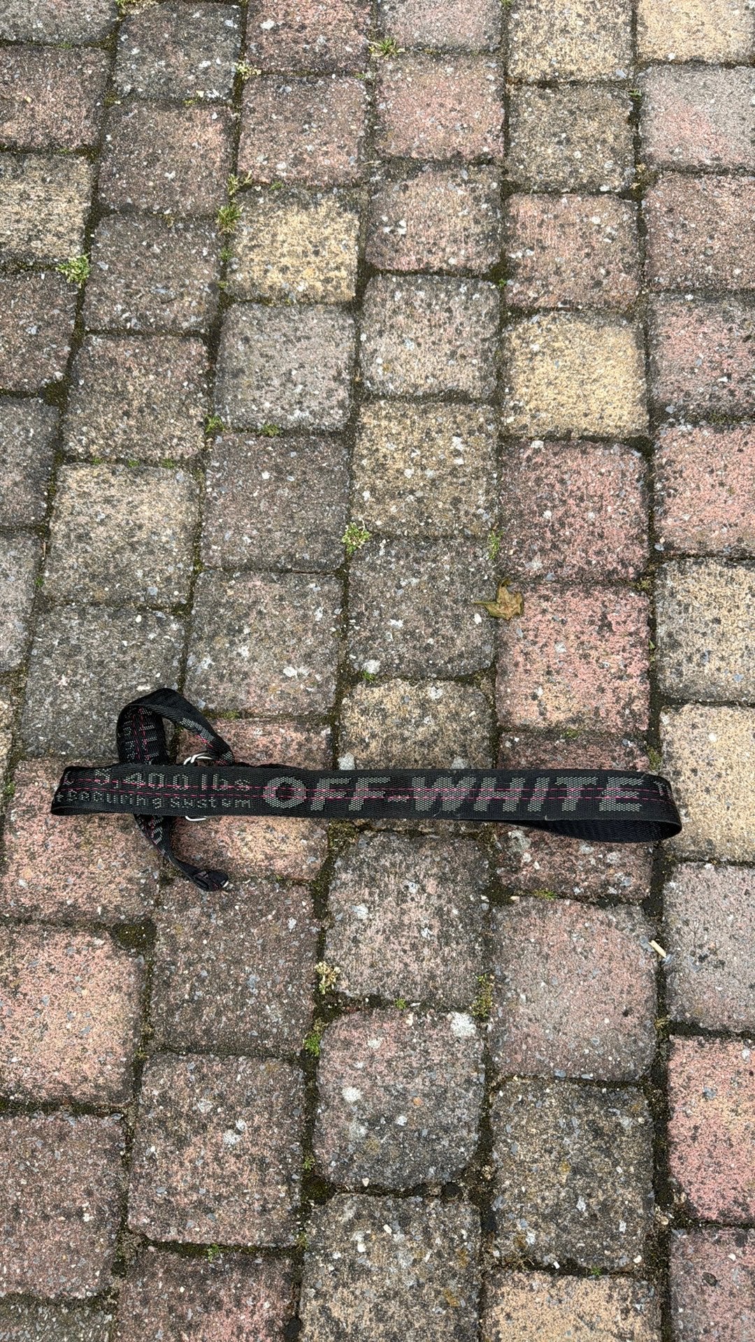 Off white riem voor zadel, Ophalen, Zadel