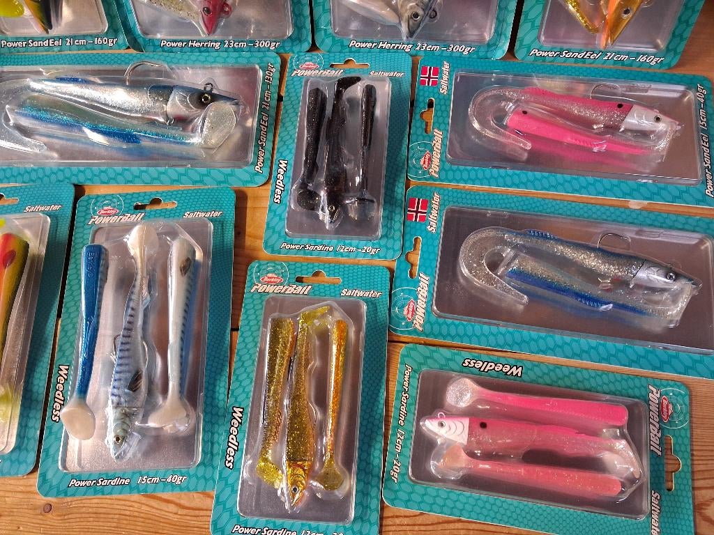 Heilbot/Kabeljauw/Pollak/Koolvis....Kunstaas Power pakket..., Tinstraat, Nieuw, Ophalen of Verzenden, Info@purefishing.com