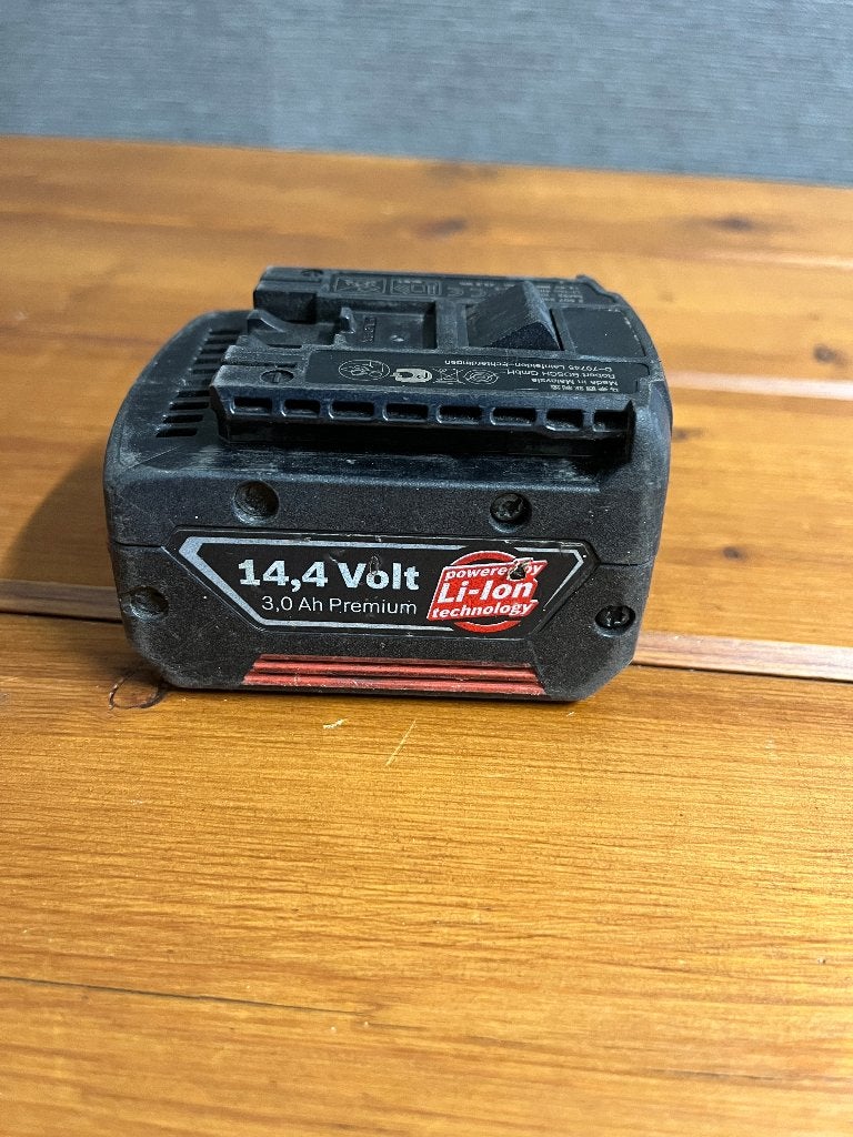 Bosch accu Li-ion . 14.4 volt 3ah ., Ophalen of Verzenden, Gebruikt