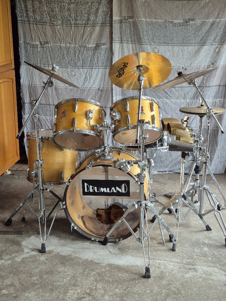 Premier Majestic drumstel met bekkens., Ophalen, Gebruikt, Premier