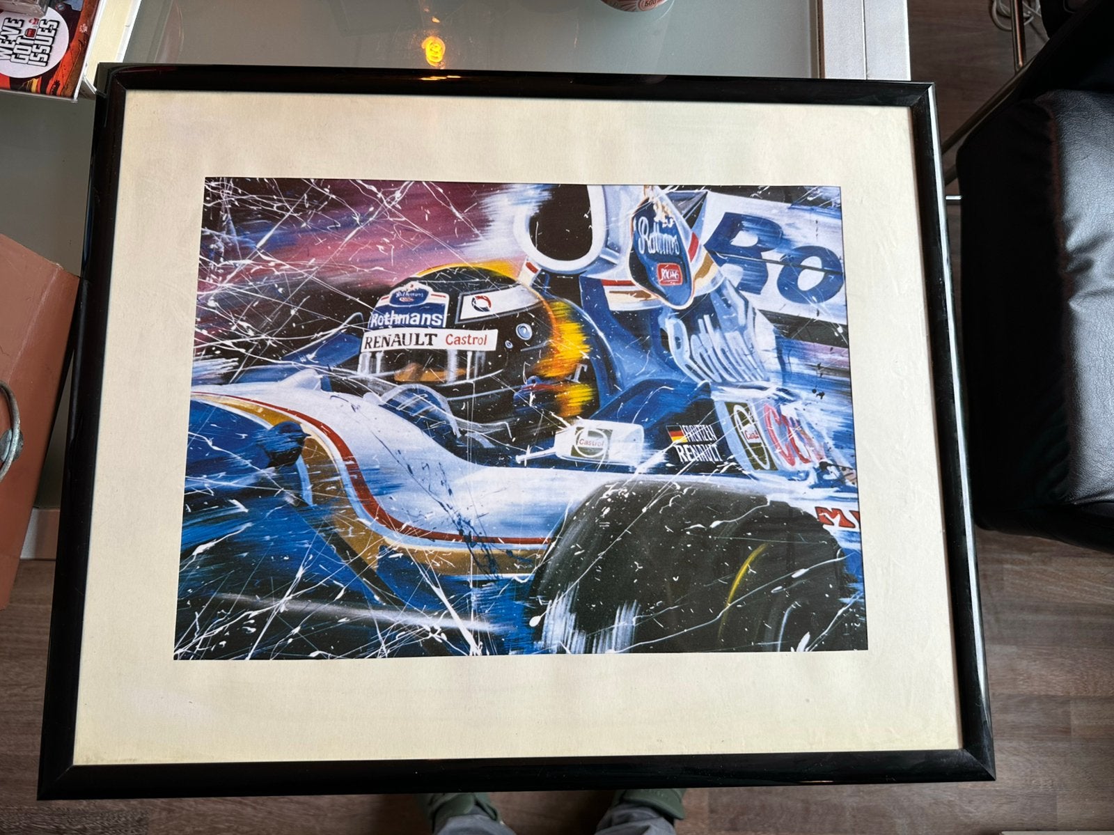 Formule 1 renault poster, Ophalen of Verzenden