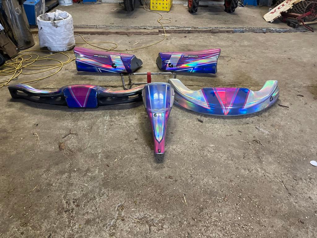 OTK Kart Kappen Set Compleet - Holografisch Design, Sport en Fitness, Karting, Ophalen, Zo goed als nieuw, Onderdelen Kart
