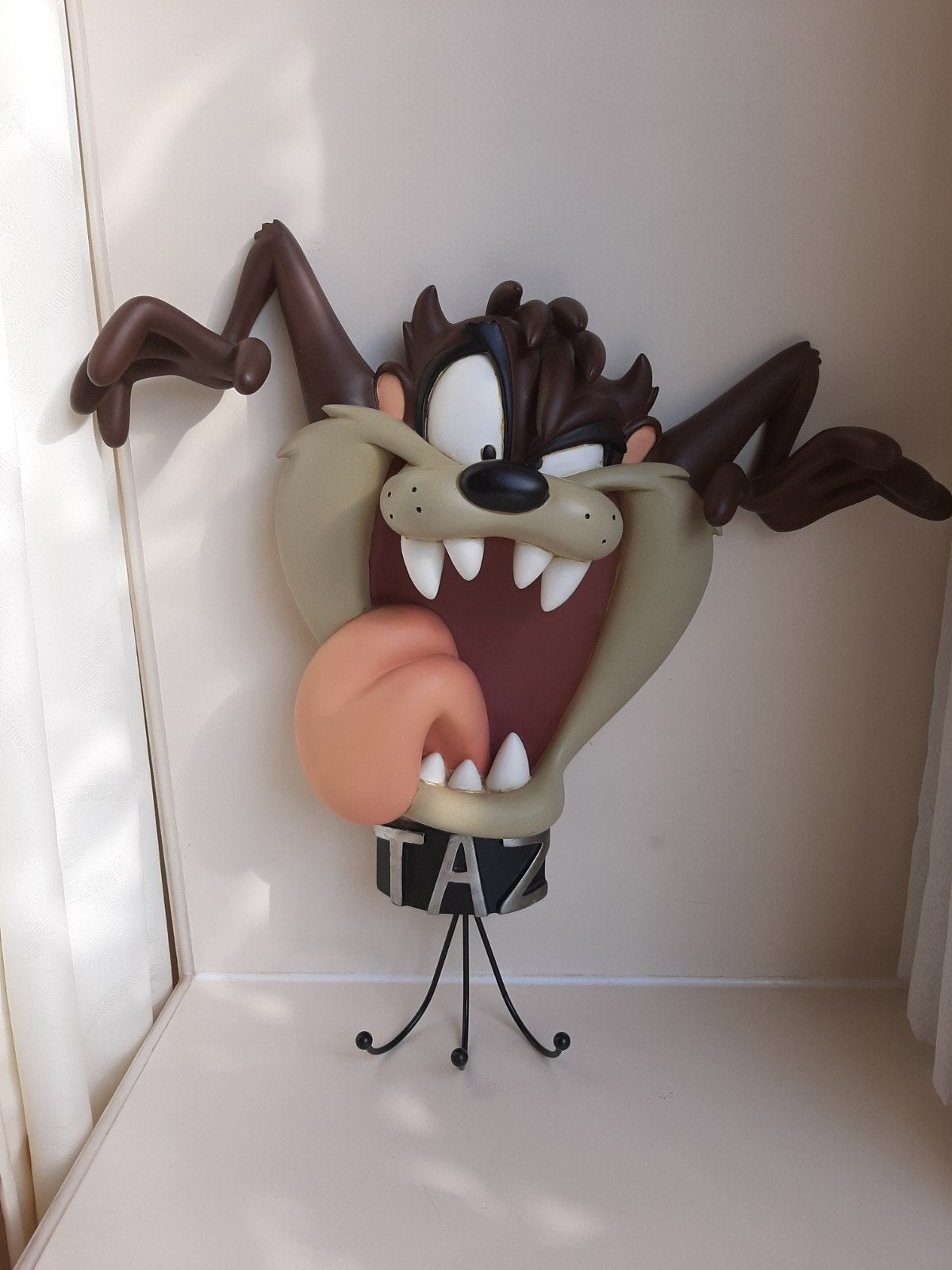 Taz Devil Looney Tunes Muurdecoratie kapstok, Ophalen of Verzenden, Gebruikt