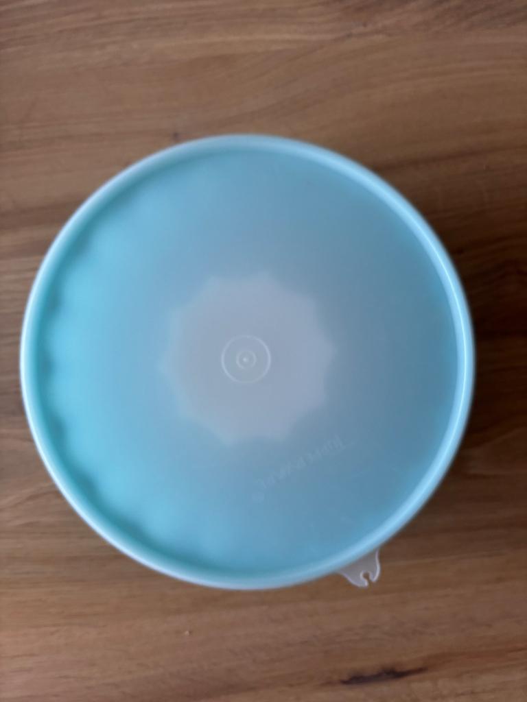Tupperware pudding schaal, Ophalen of Verzenden, Zo goed als nieuw, Blauw, Schaal