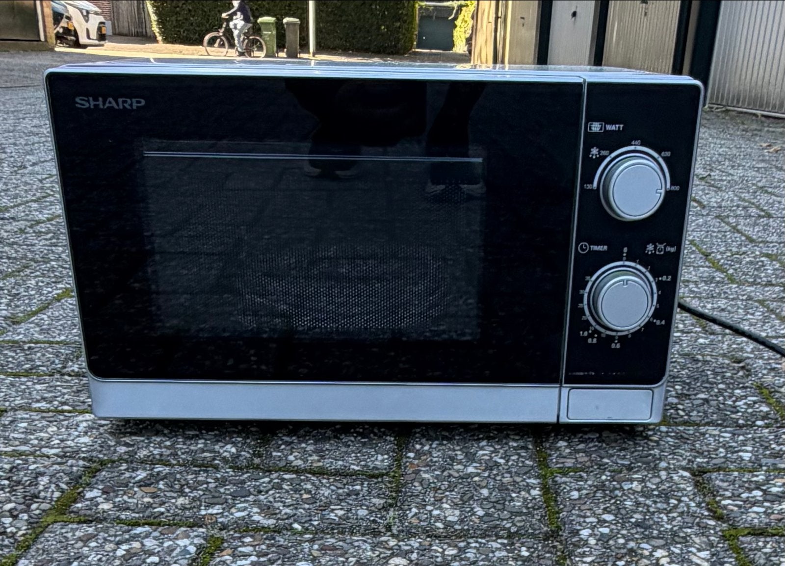 Sharp Magnetron - Zilverkleurig en Compact, Witgoed en Apparatuur, Ophalen, Gebruikt, Minder dan 45 cm, Magnetron