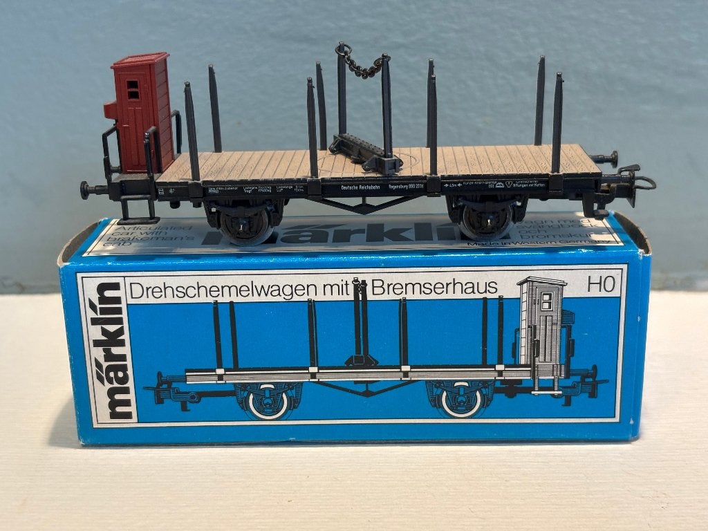 Märklin 4697 draaischemelwagon met remmershuis DR, Wisselstroom, Ophalen of Verzenden, Märklin, Nieuw