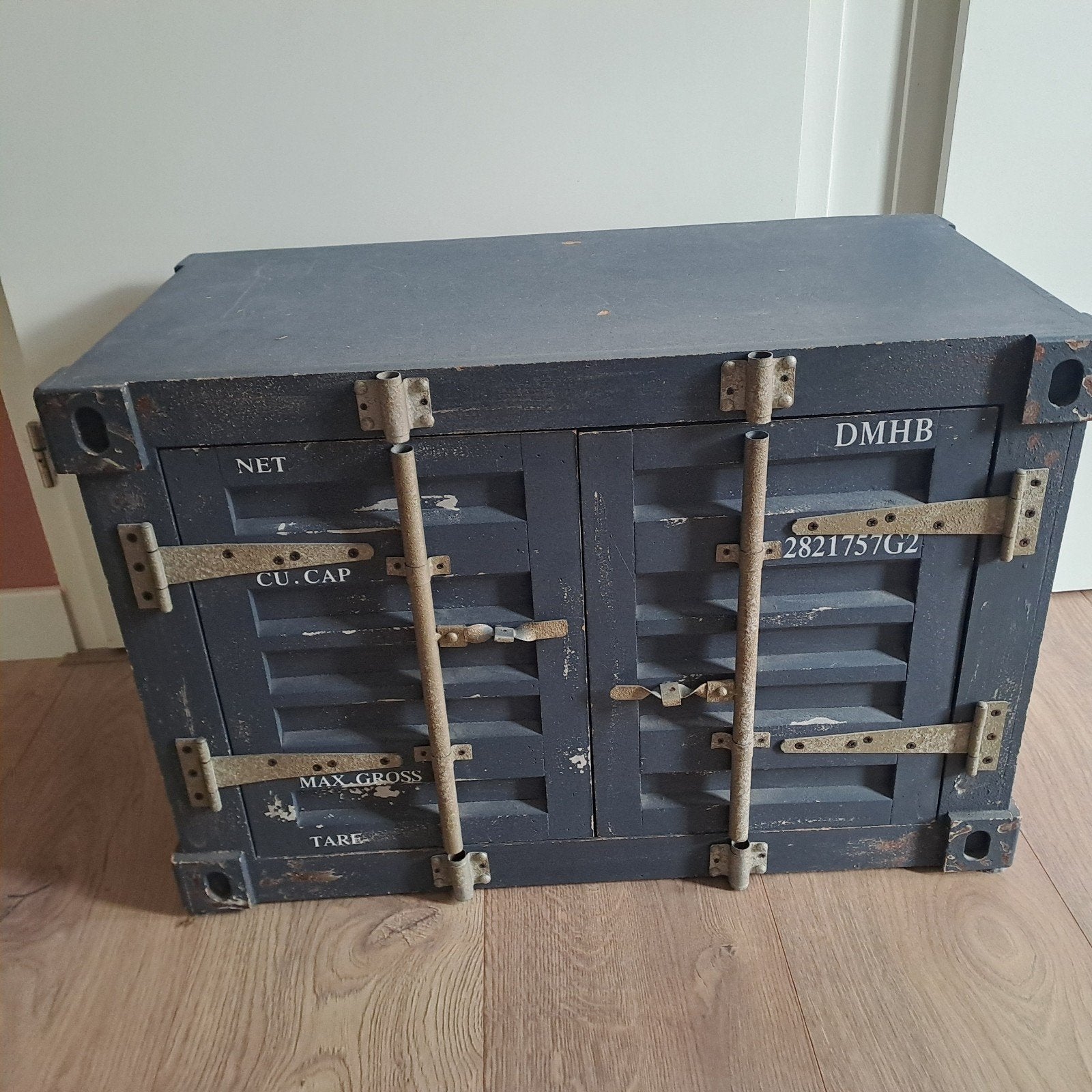 Retro houten tv-meubel/kastje, Huis en Inrichting, Kasten | Televisiemeubels, Ophalen, Gebruikt, 50 tot 100 cm, Minder dan 100 cm