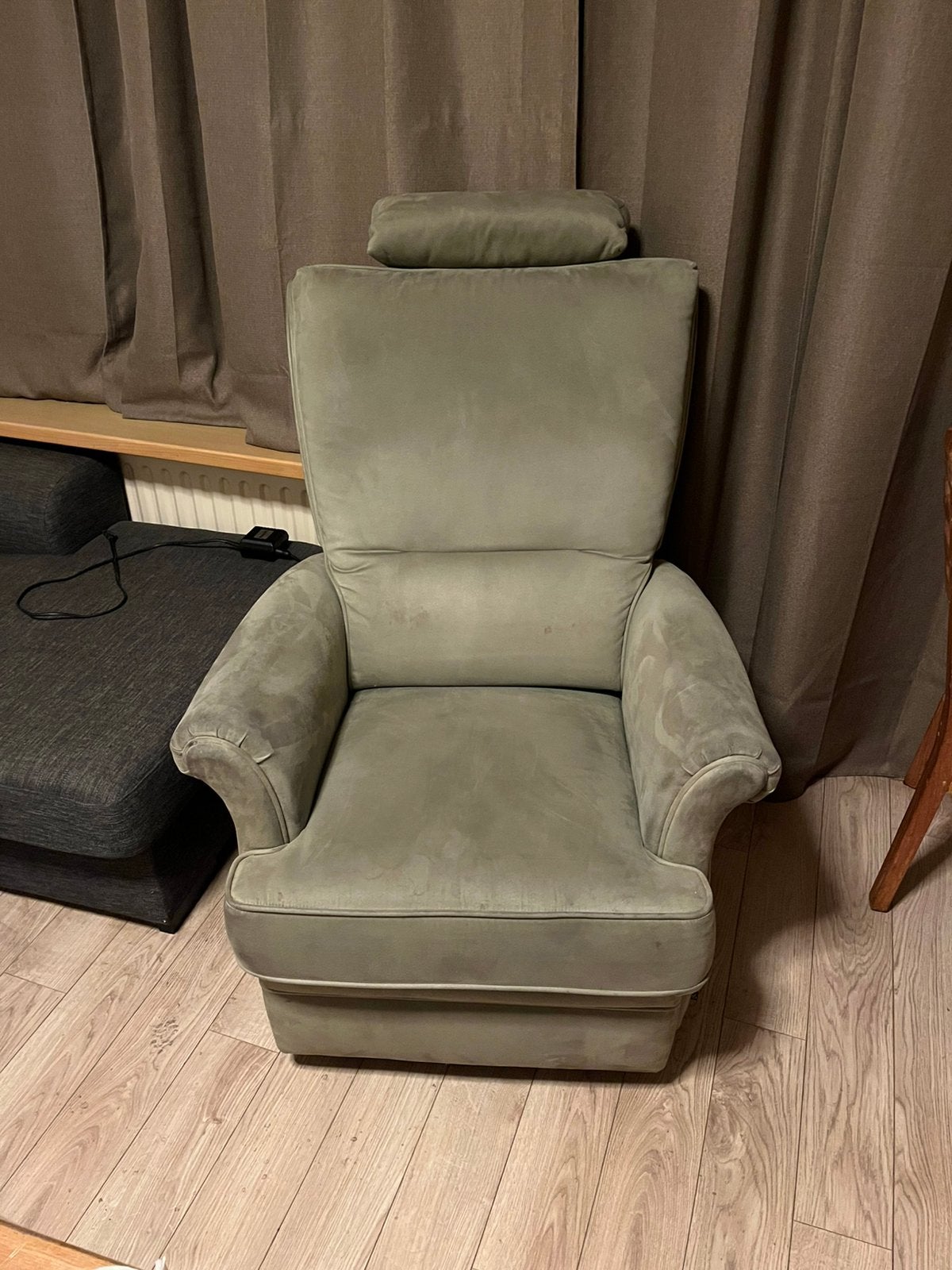 Elektrische Sta- op stoel / fauteuil in goede staat, Ophalen, Gebruikt, 75 tot 100 cm, Stof