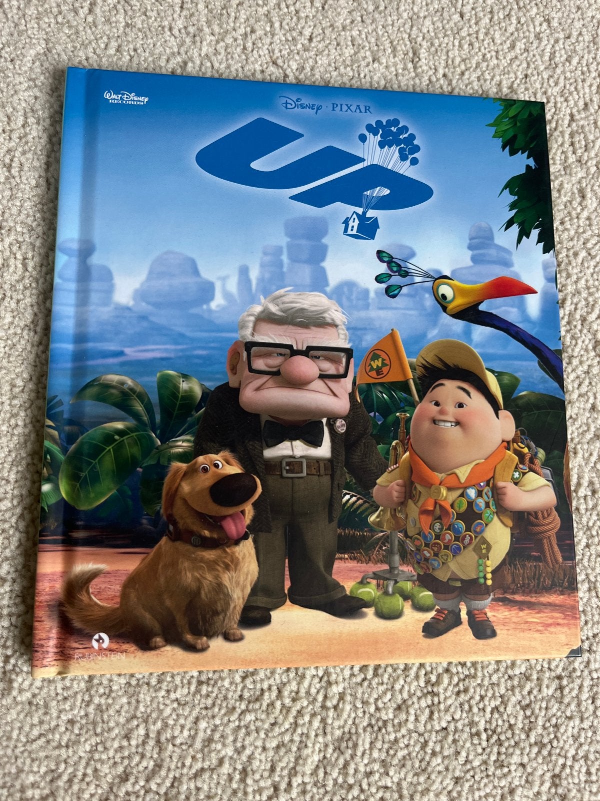 Disney Pixar UP Boekje en CD - Luisterboek, Ophalen of Verzenden, Zo goed als nieuw, 3 tot 4 jaar