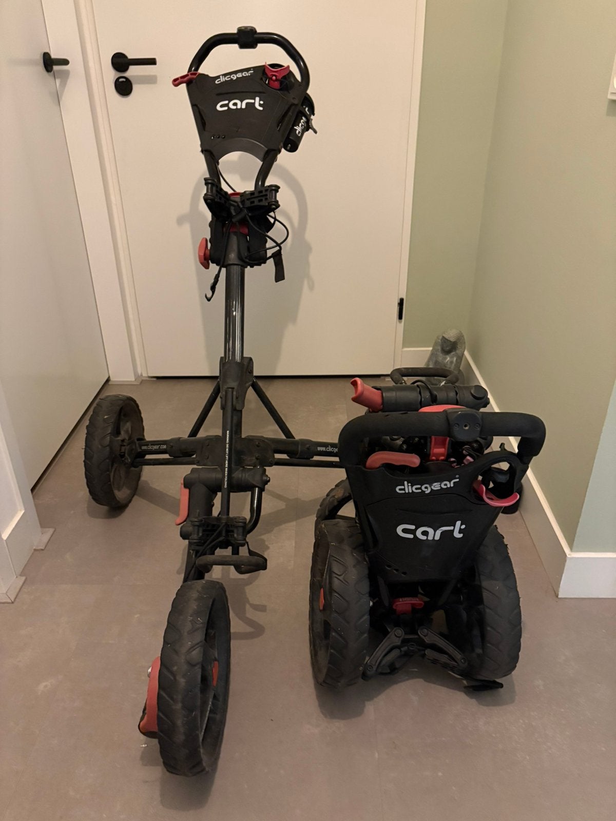 Te koop twee golfsets met trolley, Sport en Fitness, Ophalen, Gebruikt, Set, Mizuno