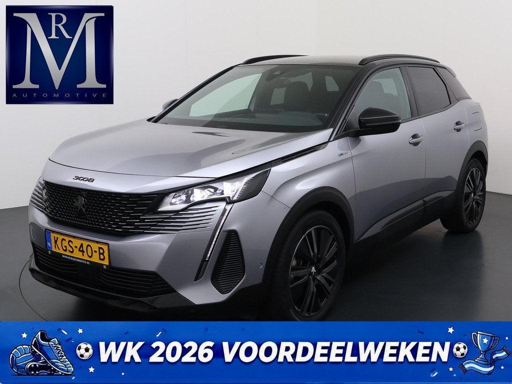 Peugeot 3008 GT VAN: 26.900,- VOOR: 23.877,- UW WKVOORDEEL:, Auto's, Peugeot, Euro 6, Leder en Stof, Plug-in hybride, Hybride Elektrisch/Benzine