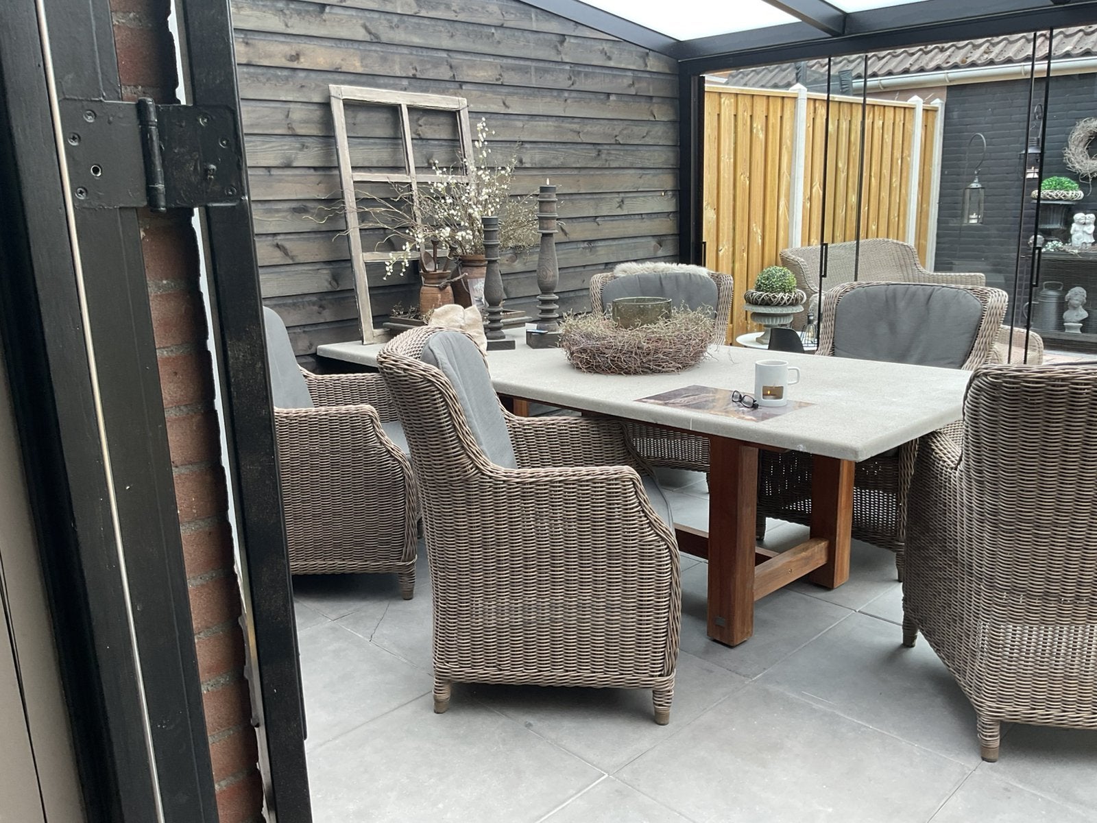 4 Seasons tuintafel, Ophalen, Zo goed als nieuw