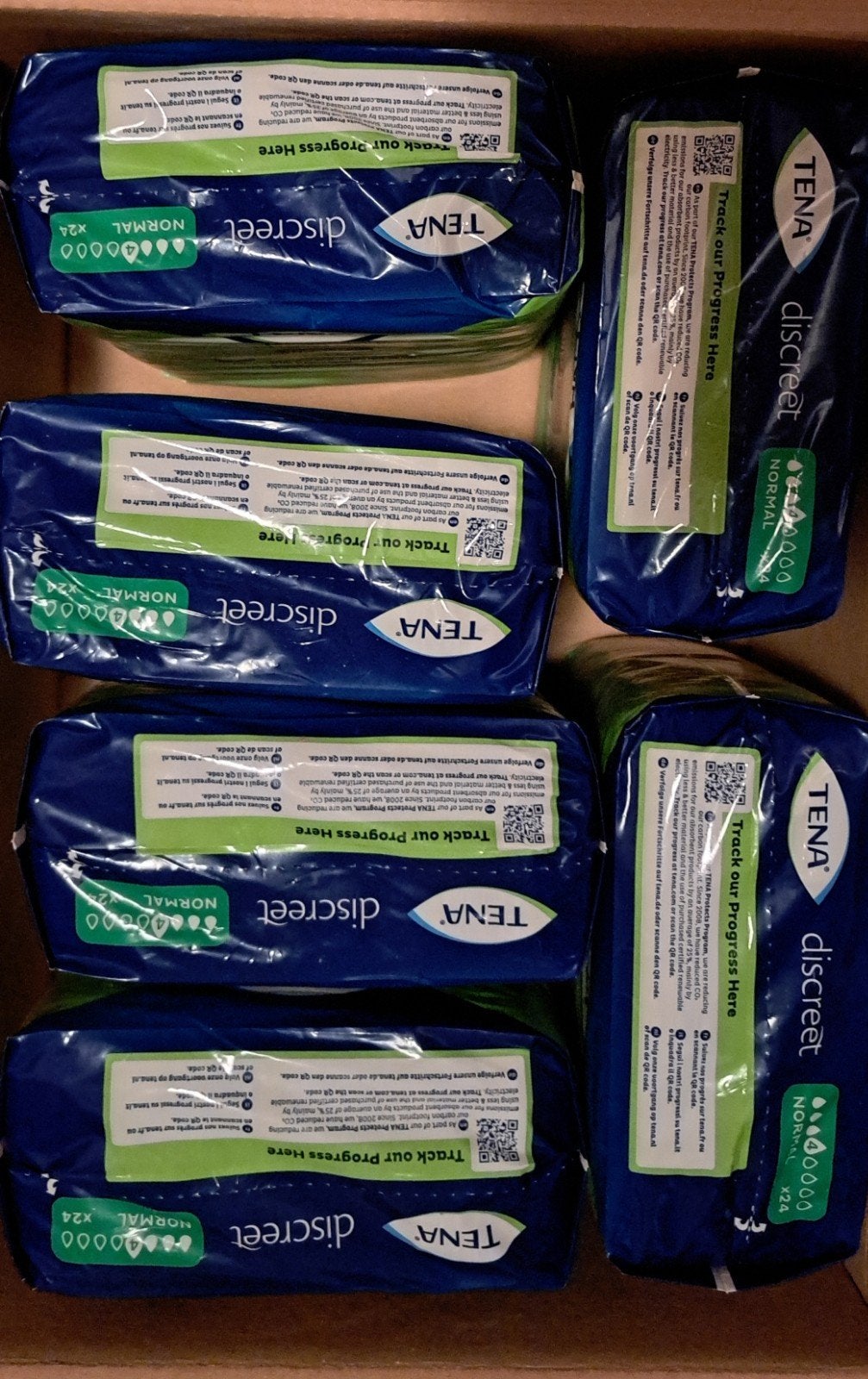 TENA Discreet Normal Inlegkruisjes - 24 stuks per pak, Ophalen of Verzenden, Nieuw, Overige typen