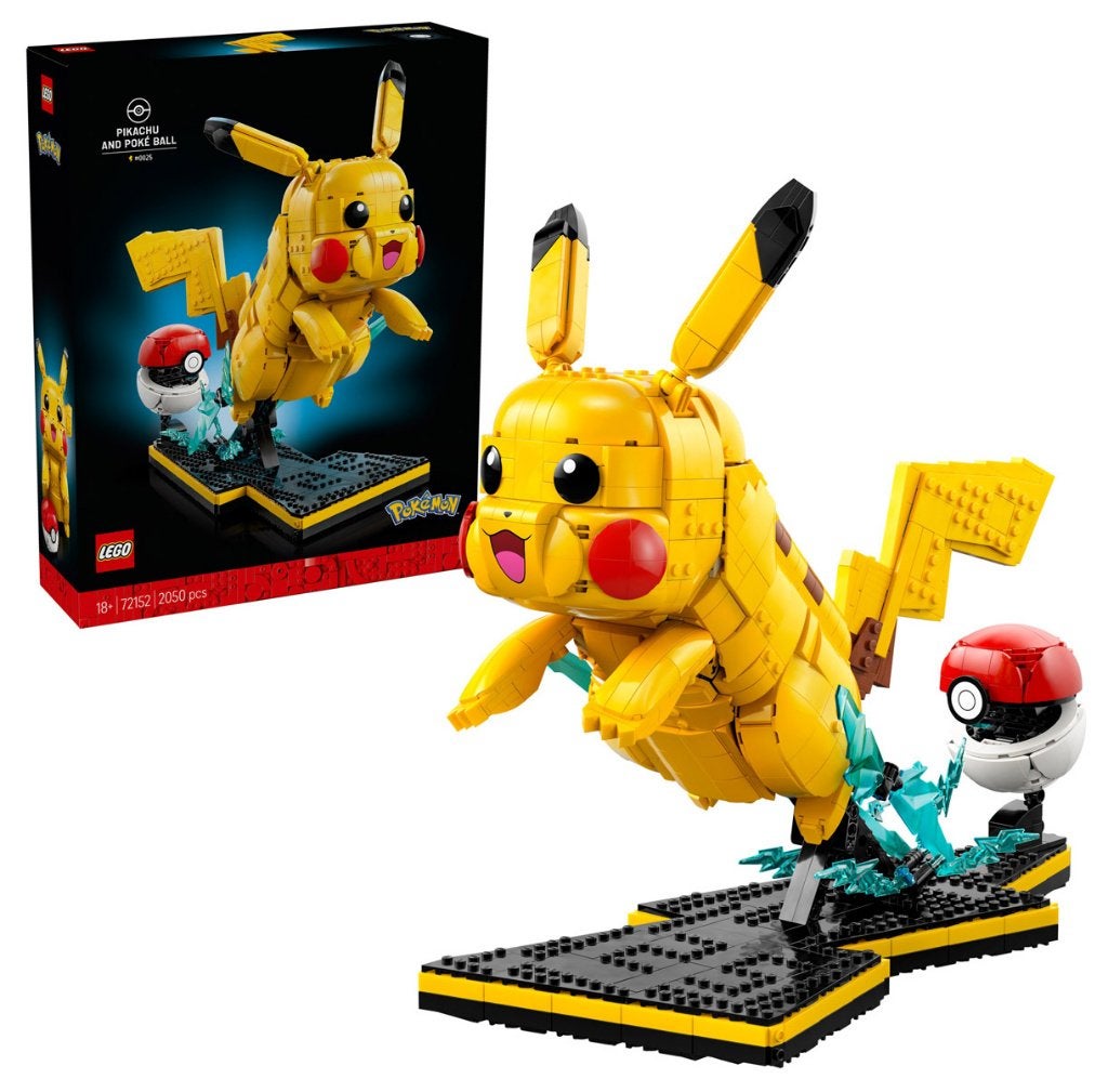 LEGO 72152 Pokémon Pikachu en Pokéball 2050 delig