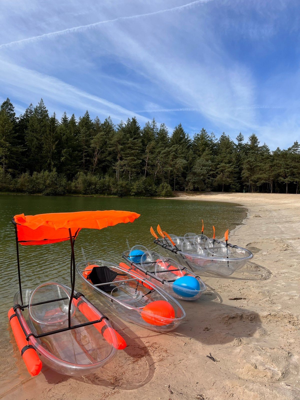 Nette gebruikte kajaks te koop, Watersport en Boten, Ophalen of Verzenden, Gebruikt, Overige typen, Met peddels