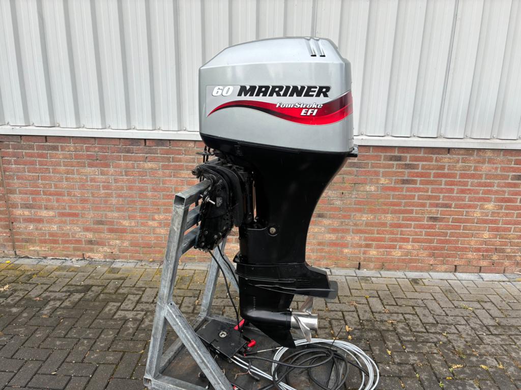 Mercury / Mariner 60 pk 4 takt EFI, powertrim, nette staat, Watersport en Boten, Gebruikt, Viertaktmotor, Mercury, Ophalen of Verzenden