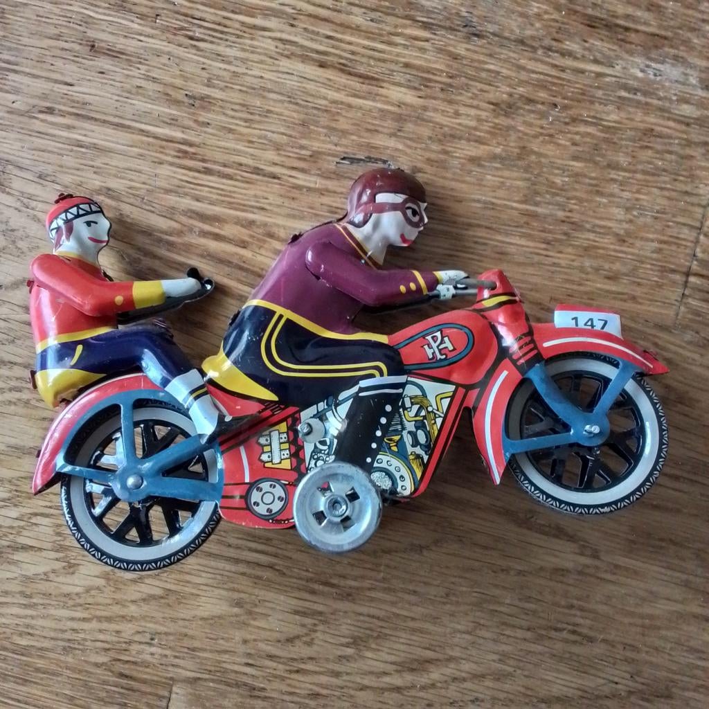 Blikken motorrijder, Ophalen of Verzenden, Gebruikt