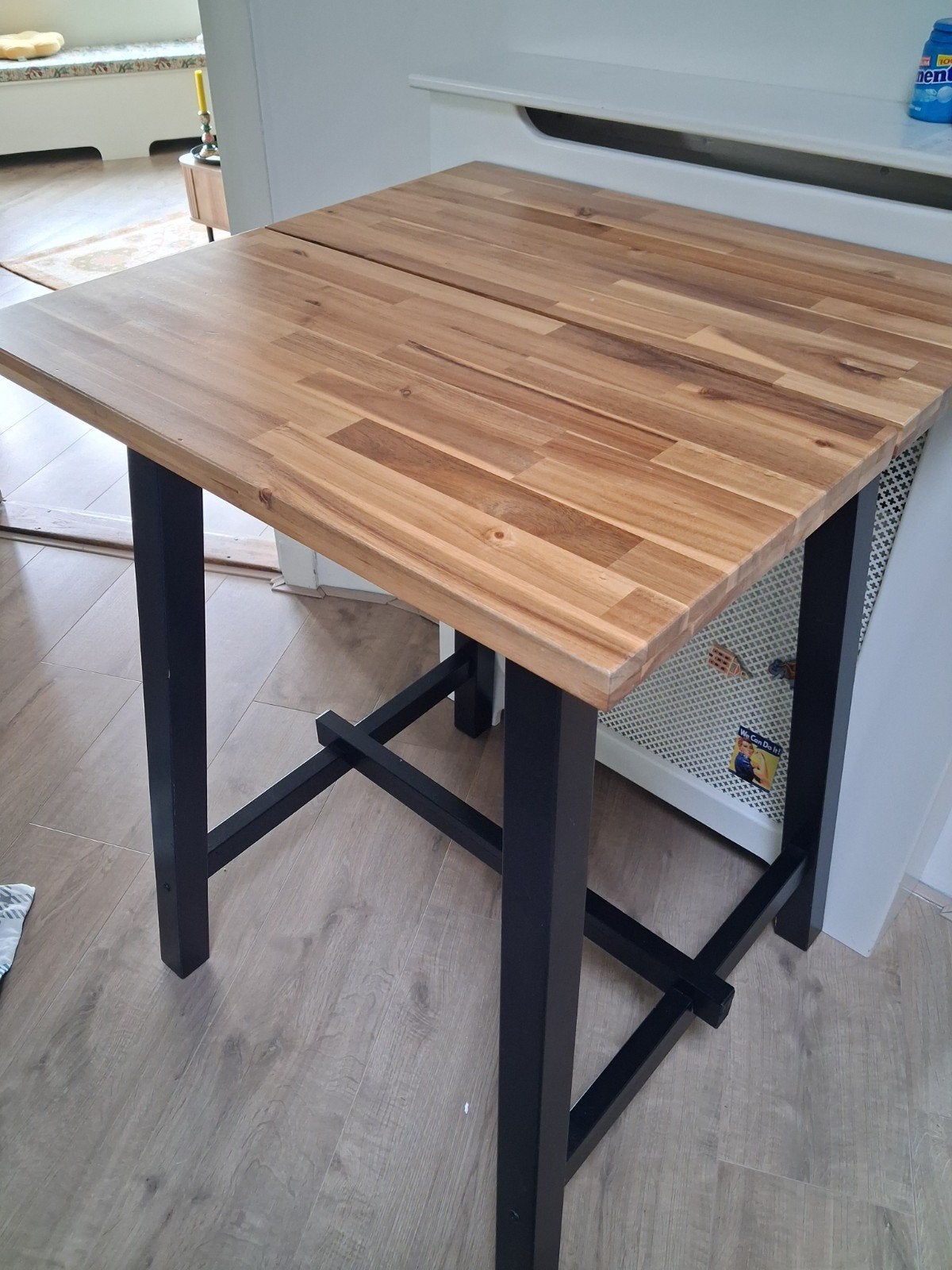 Bartafel, Huis en Inrichting, Gebruikt, 50 tot 100 cm, Modern, Industrieel, Vierkant