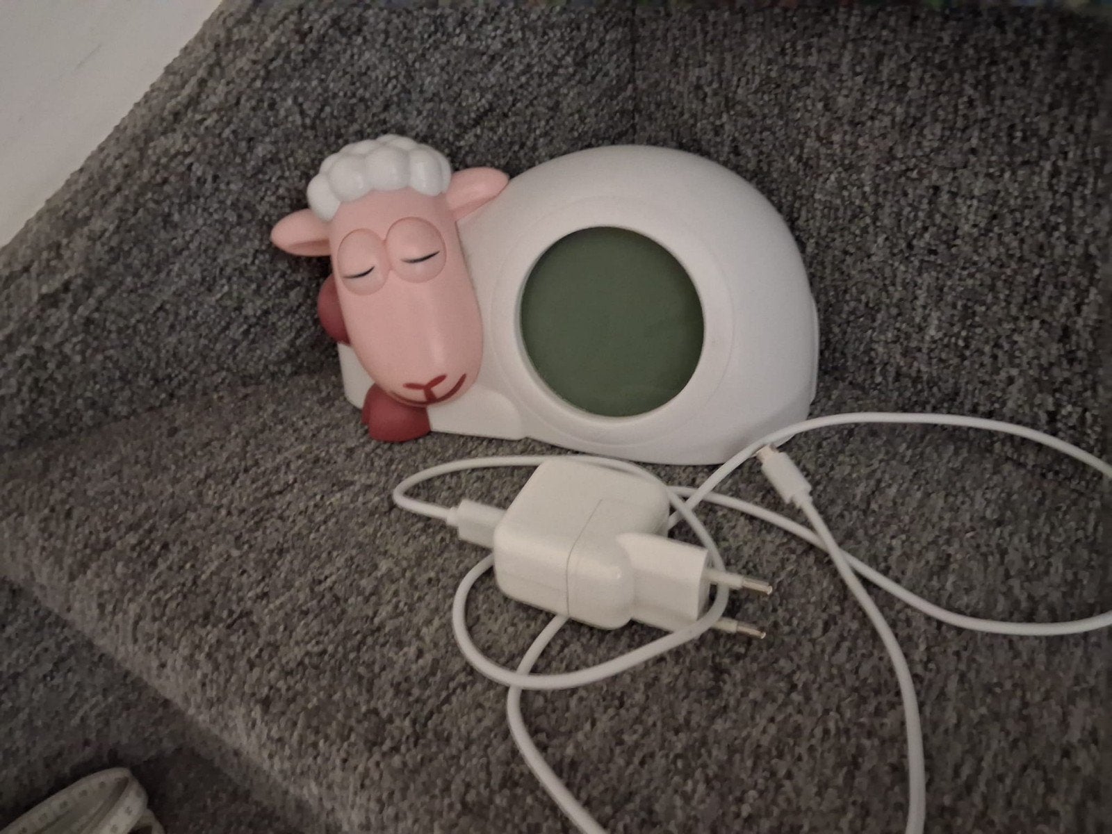 Schattige Schaap Wekker/Nachtlampje - Perfect voor Kinderen, Ophalen of Verzenden, Gebruikt