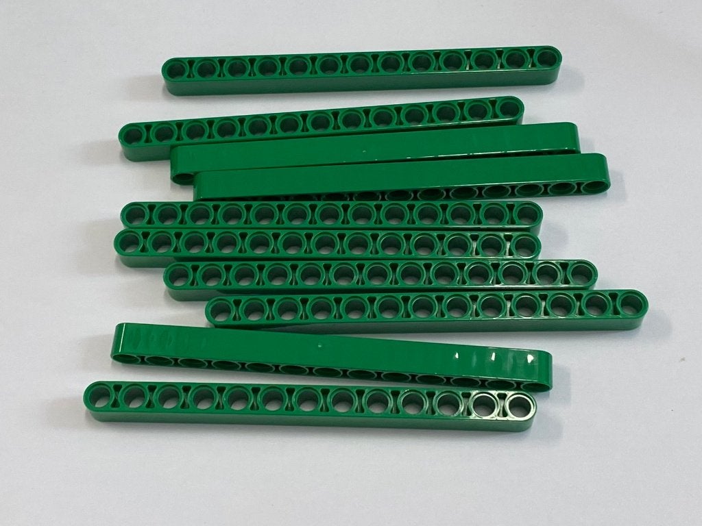 Partij 10x nieuwe dikke Lego 1x13 liftarms, diverse kleuren, Overige thema's, Lego, Nieuw, Ophalen of Verzenden