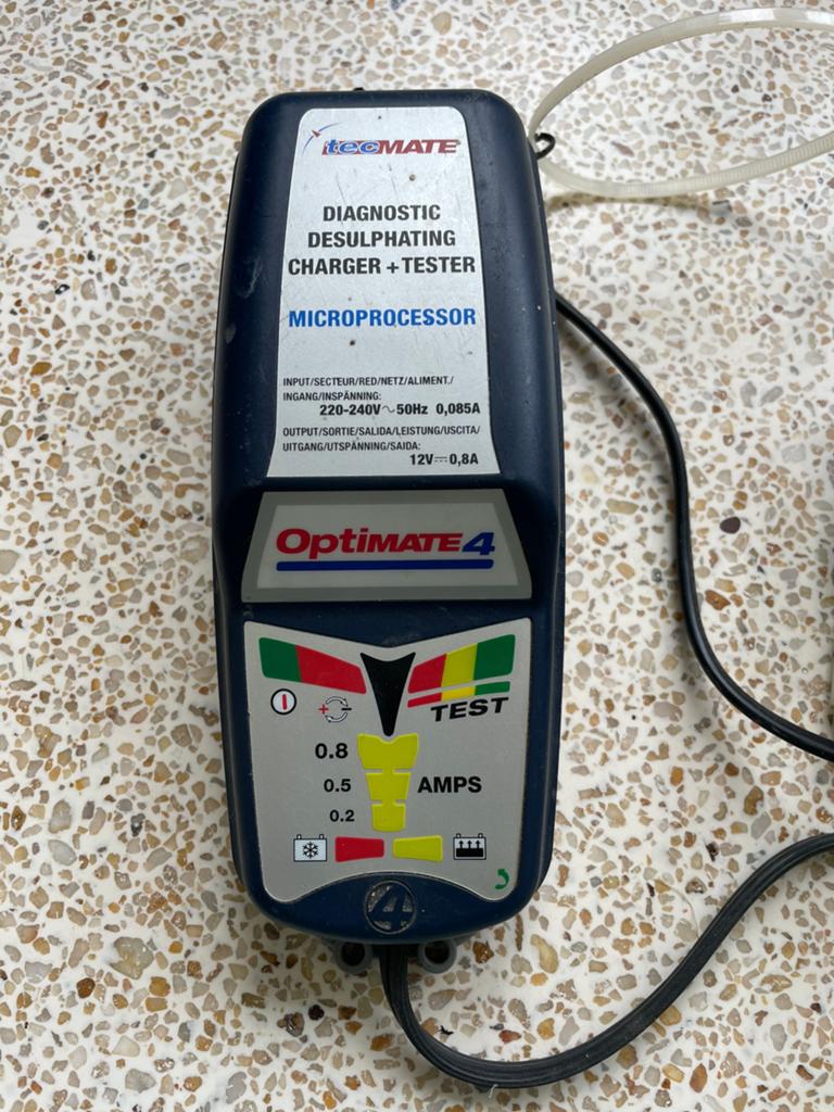 Accuoplader. Optimate 4, Motoren, Ophalen