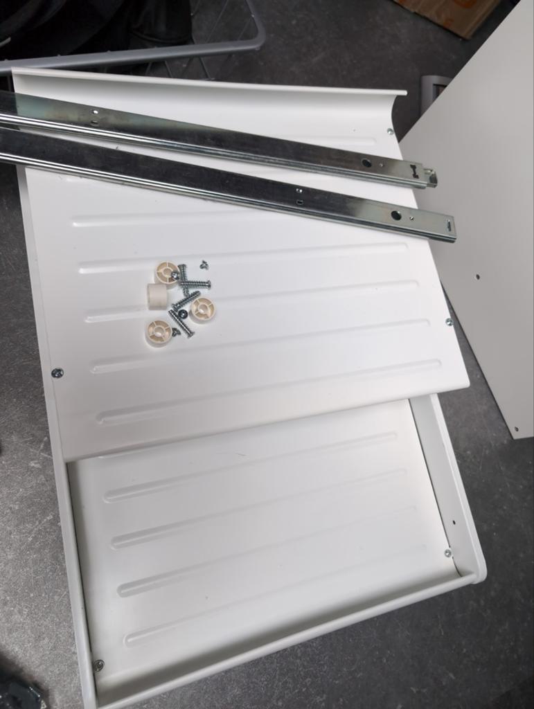 Komplement uitschuifbaar schoenenrek, Ophalen, Wit, Minder dan 100 cm, Minder dan 100 cm