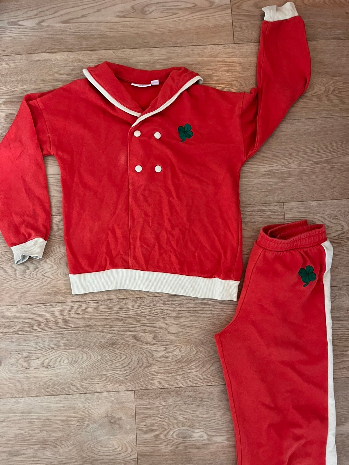 Mini Rodini pak broek en trui maat 9-10 jaar, Ophalen, Gebruikt, Meisje, Setje