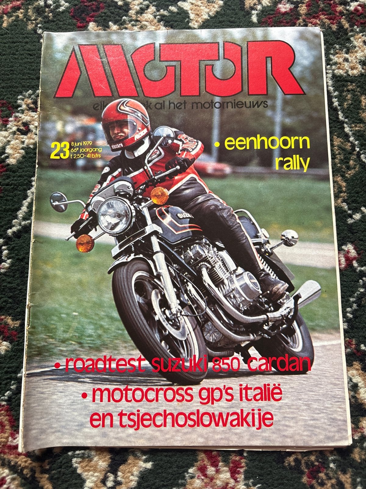 Motor Magazine - 8 juni 1979 - Suzuki 850 Cardan, Boeken, Motoren, Gelezen, Algemeen, Ophalen of Verzenden