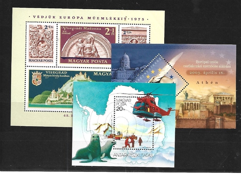 NR 708 HONGARIJE 3 BLOKKEN POSTFRIS, Postzegels en Munten, Postzegels | Europa | Hongarije, Verzenden, Postfris