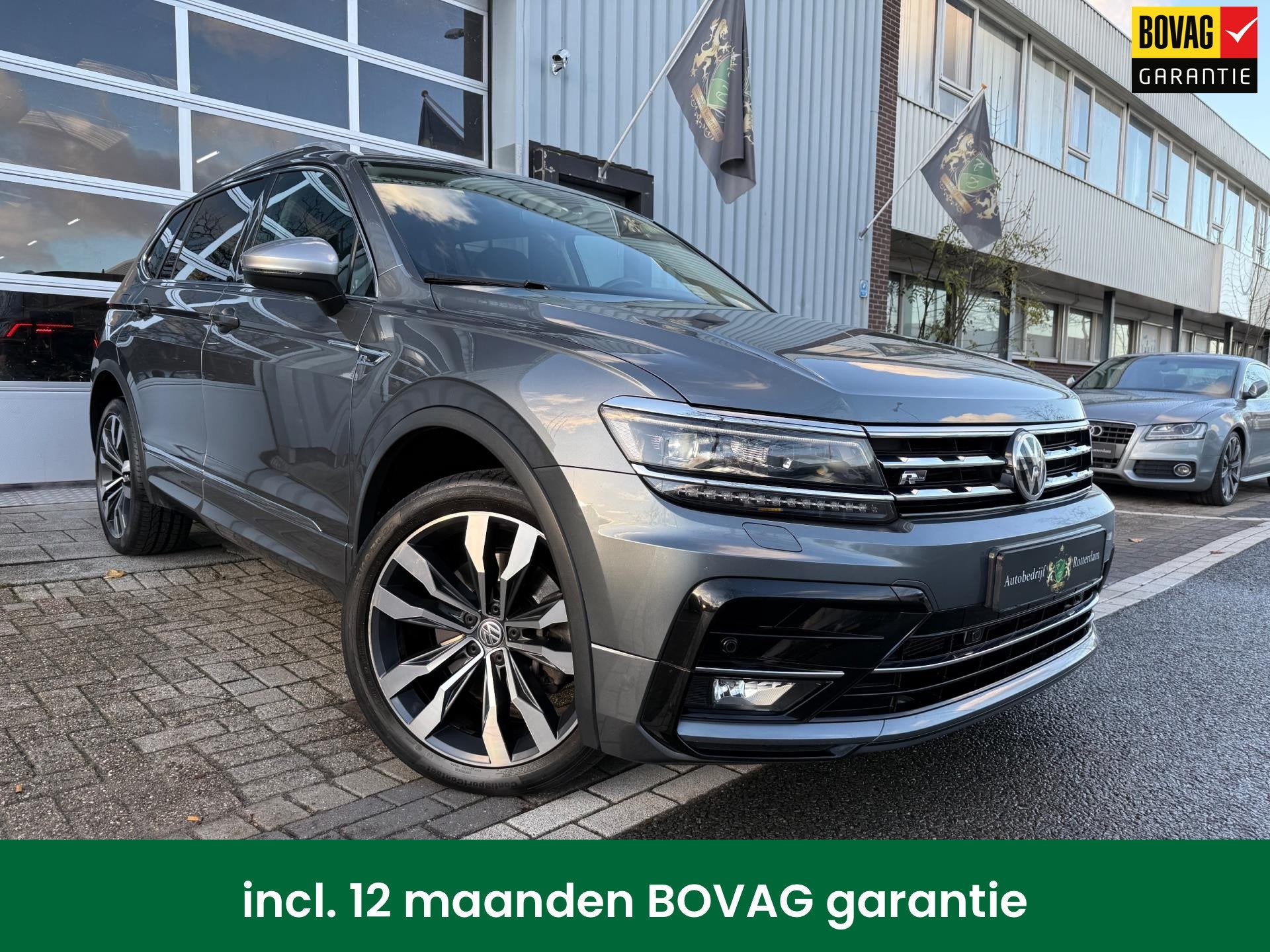 Volkswagen Tiguan Allspace 2.0 TSI 4Motion 220PK R-Line 7p., Gebruikt, 4 cilinders, 7 stoelen, Leder