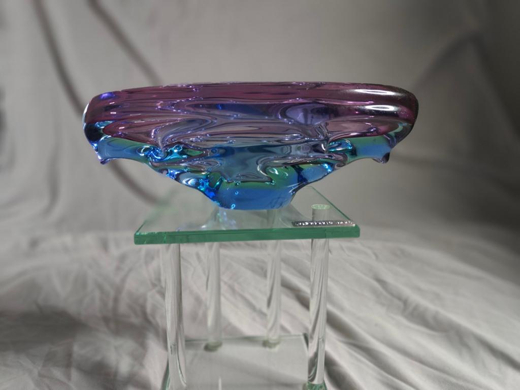Fruitschaal van Jan Beranek, Antiek en Kunst, Antiek | Glas en Kristal, Ophalen of Verzenden