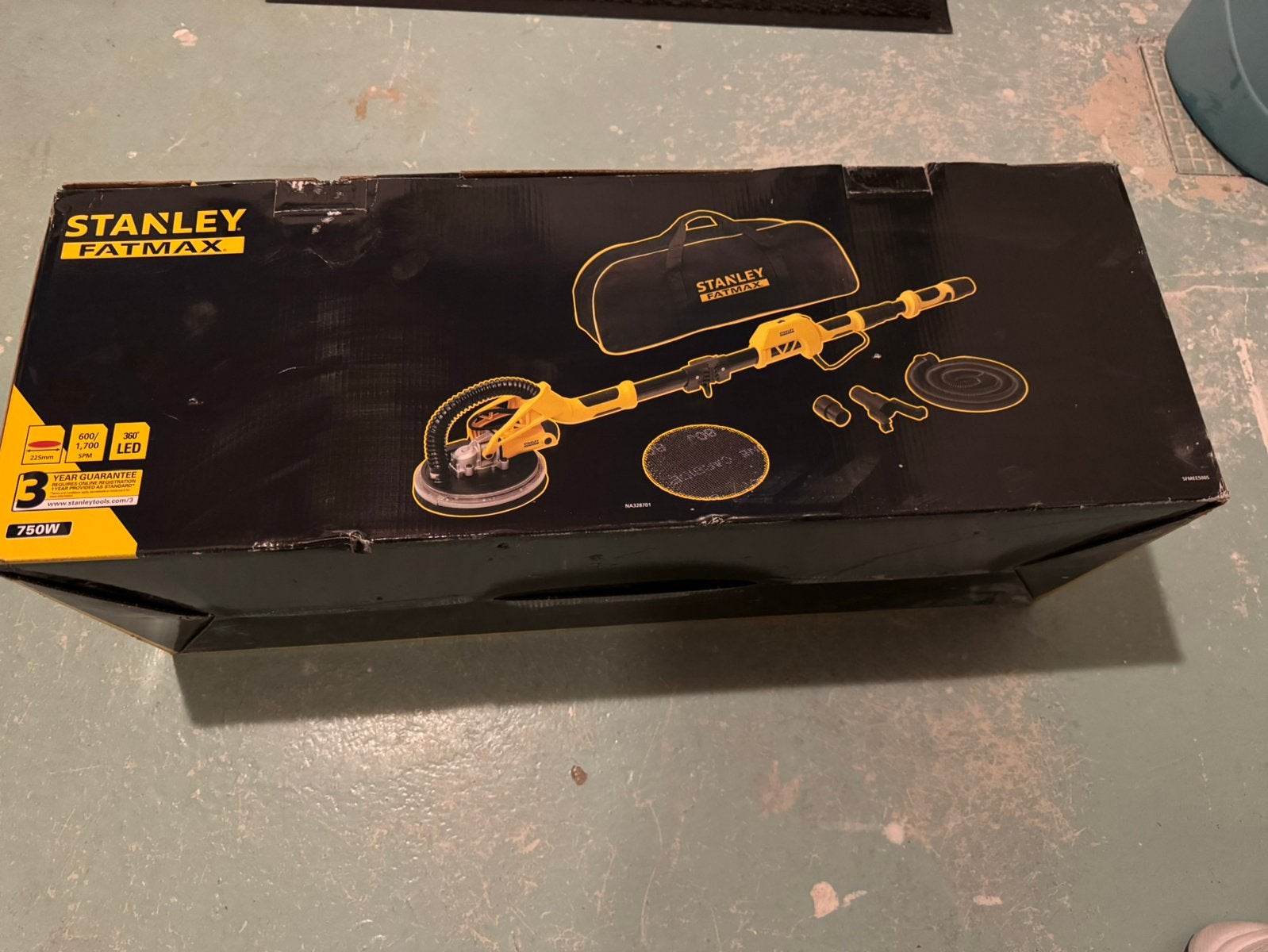 Wandschuurmachine Stanley fatmax, Ophalen, Zo goed als nieuw, Minder dan 600 watt, Excentrische schuurmachine