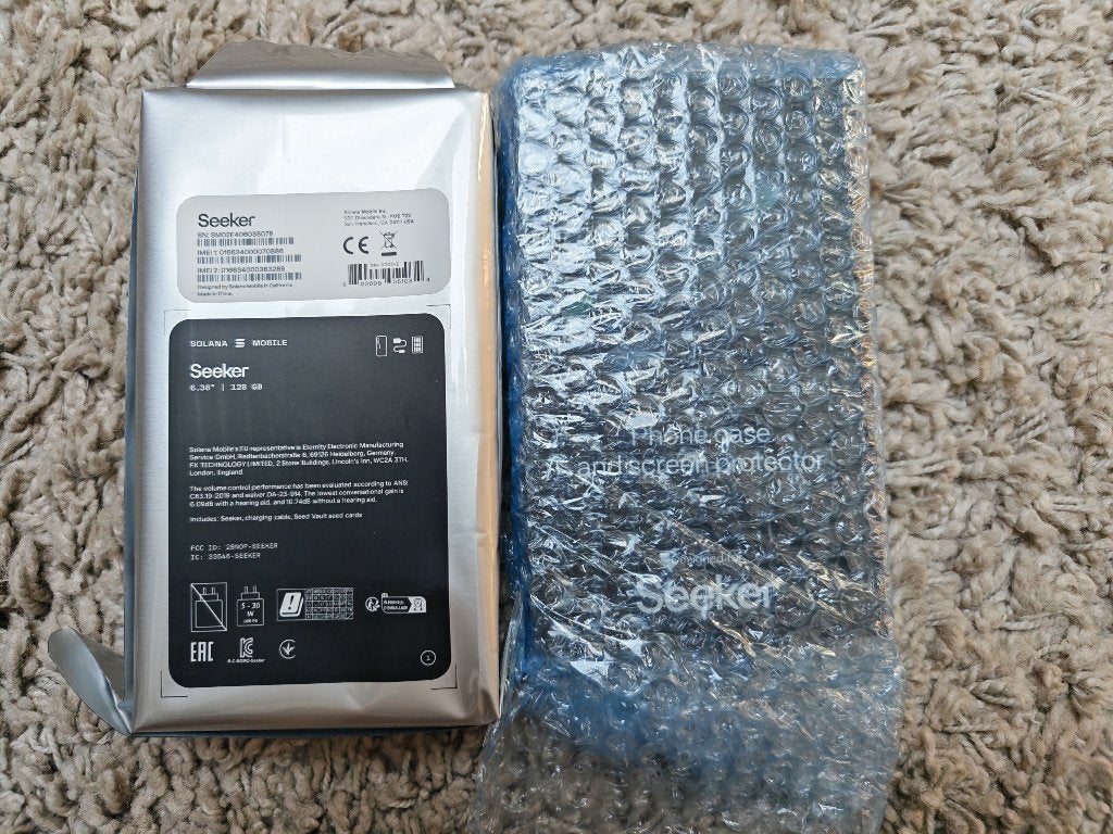 Solana Seeker phone Nieuw inclusief hoes en screen protector, Ophalen of Verzenden, Nieuw
