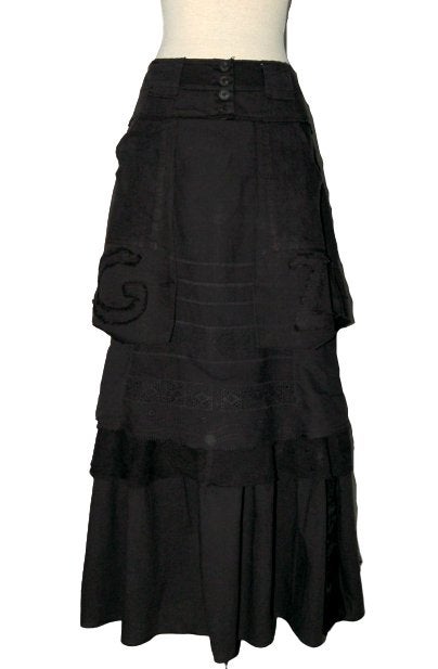 Nieuwe Germano Zama rok, bruin/zwart, Mt. S, Kleding | Dames, Overige kleuren, Verzenden, Germano Zama, Nieuw