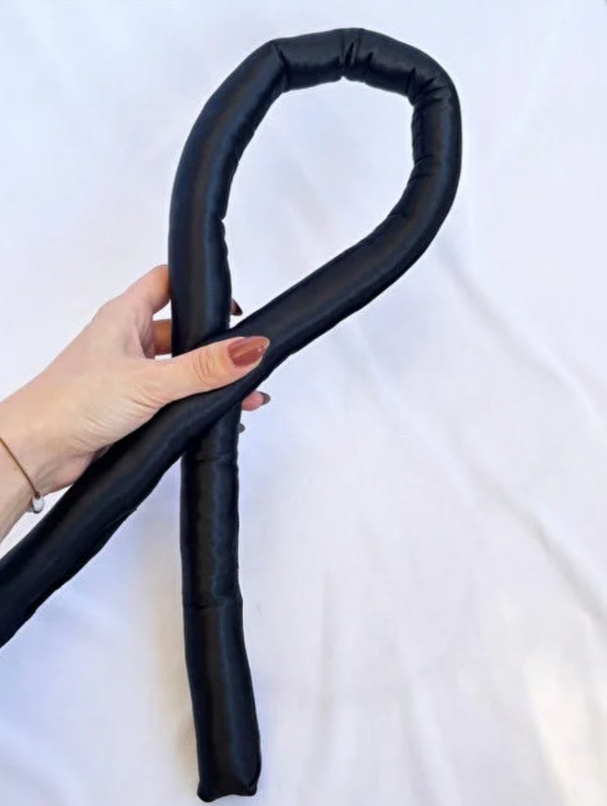 Heatless Hair Curler Zwart Lang Haar Krulband Krulset Curlin, Ophalen of Verzenden, Pruik of Haarverlenging