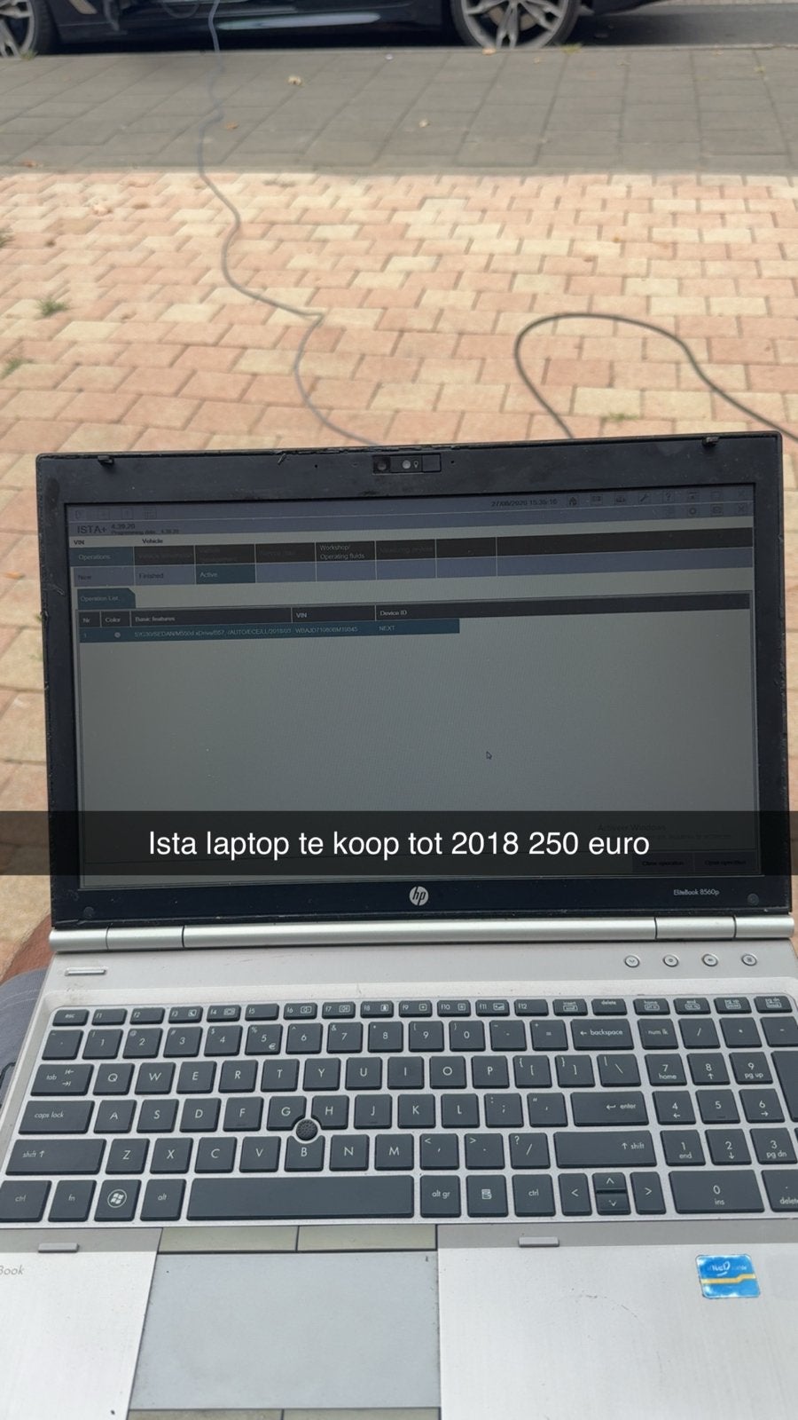 Laptop met ISTA software voor BMW (tot 2022), Ophalen of Verzenden, Gebruikt