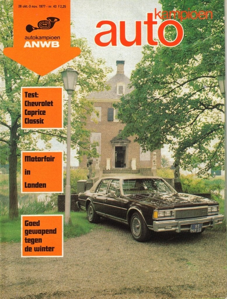 Autokampioen test Chevrolet Caprice Classic 1977, Boeken, Ophalen of Verzenden, Gelezen, Chevrolet