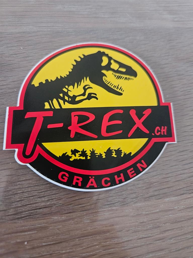 T Rex Dinosaurus sticker, Ophalen of Verzenden, Zo goed als nieuw
