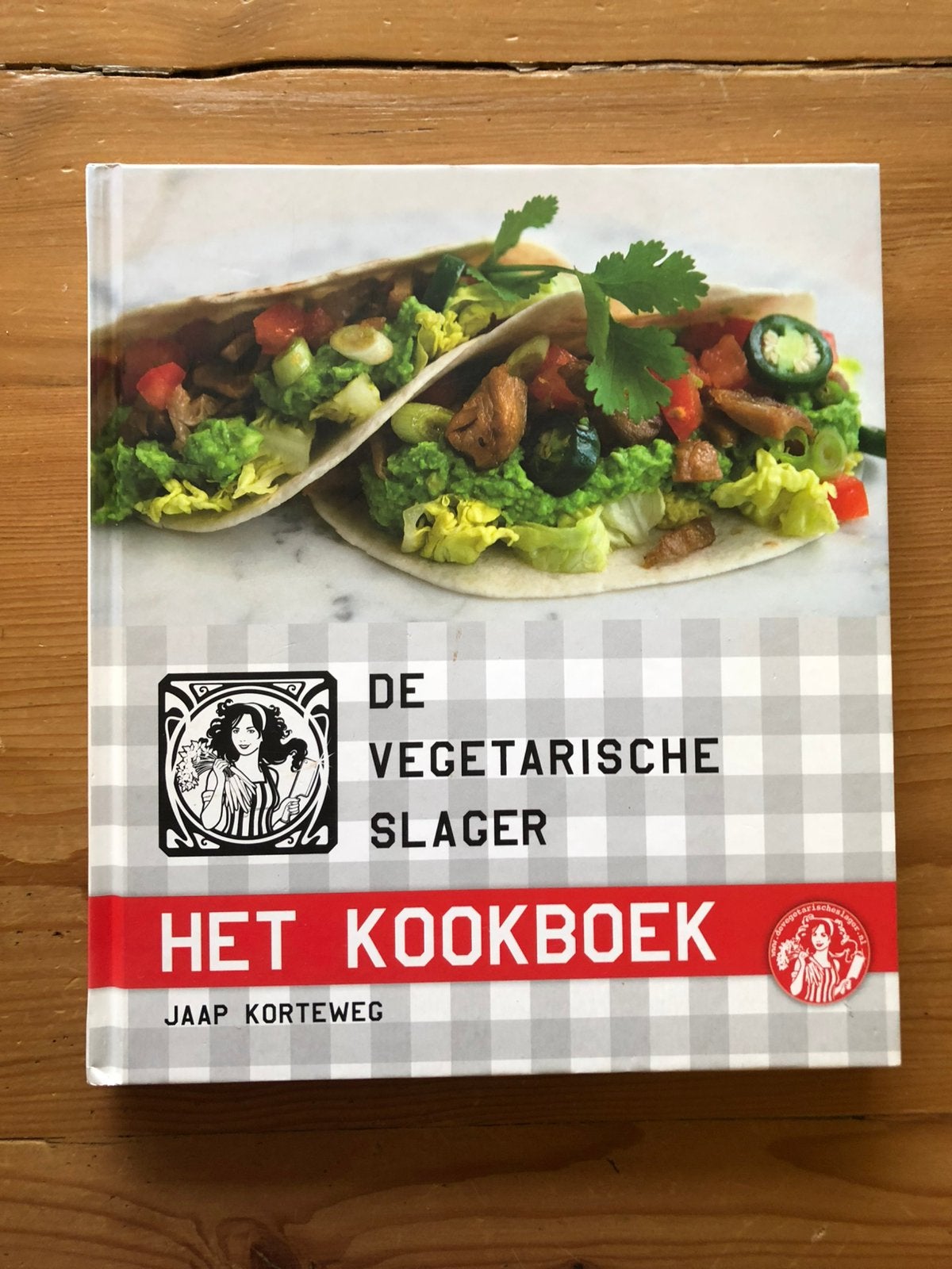 De vegetarische slager - het kookboek - Jaap Korteweg, Ophalen of Verzenden, Gelezen