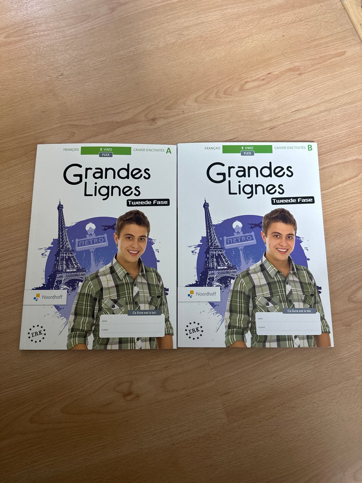 Gloednieuw Grandes Lignes Frans 5 VWO Flex deel A en B, Boeken, Ophalen of Verzenden, Alpha, Nieuw, HBO