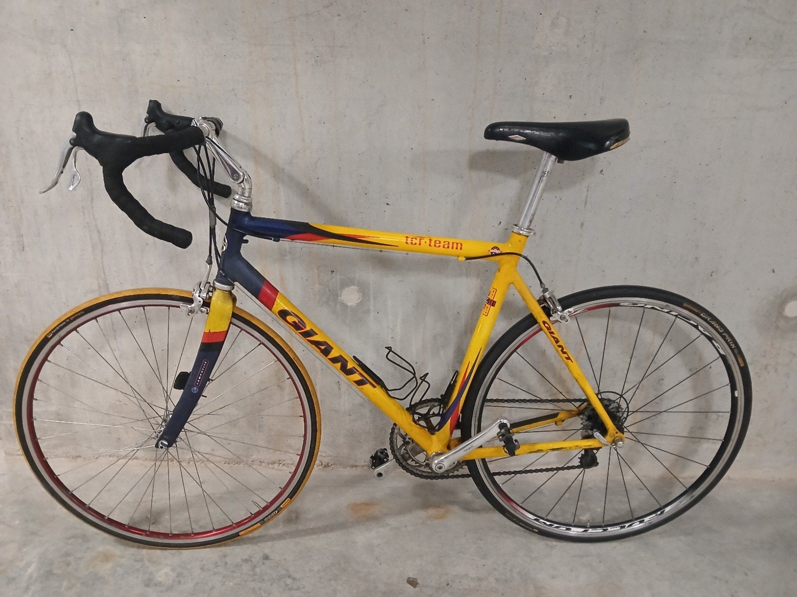 Giant TCR Team Vintage racefiets Campagnolo, Ophalen, 28 inch, Gebruikt, Aluminium