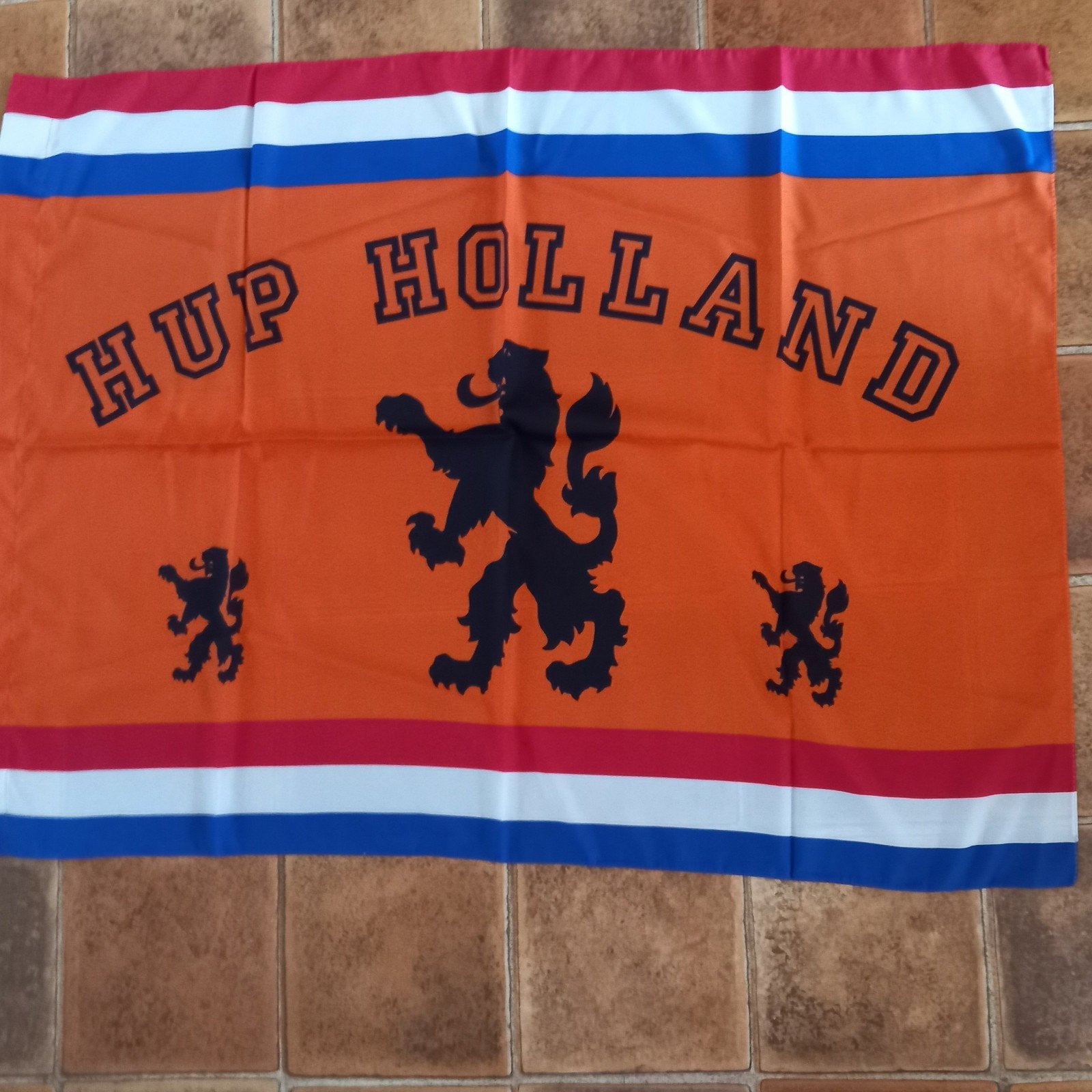 Holland vlag 75x110 nieuw, Ophalen of Verzenden, Nieuw, Overige typen