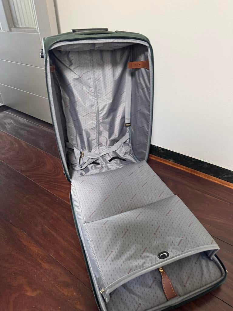 Samsonite Koffer - Donkergroen met Uitschuifbare Handgreep, Sieraden, Tassen en Uiterlijk, Tassen | Reistassen en Weekendtassen