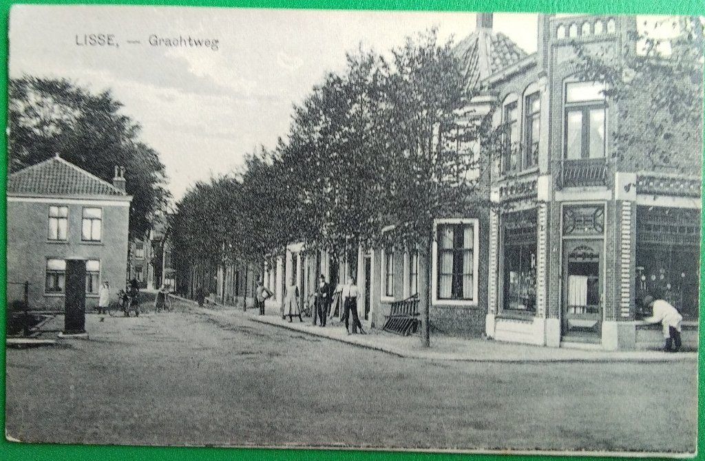Lisse, Grachtweg. Klf, Verzenden, 1940 tot 1960, Ongelopen, Zuid-Holland